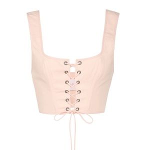 Selkie soft corset in Castle Pink